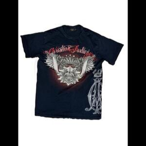 Vintage Christian Audigier Y2K Tshirt